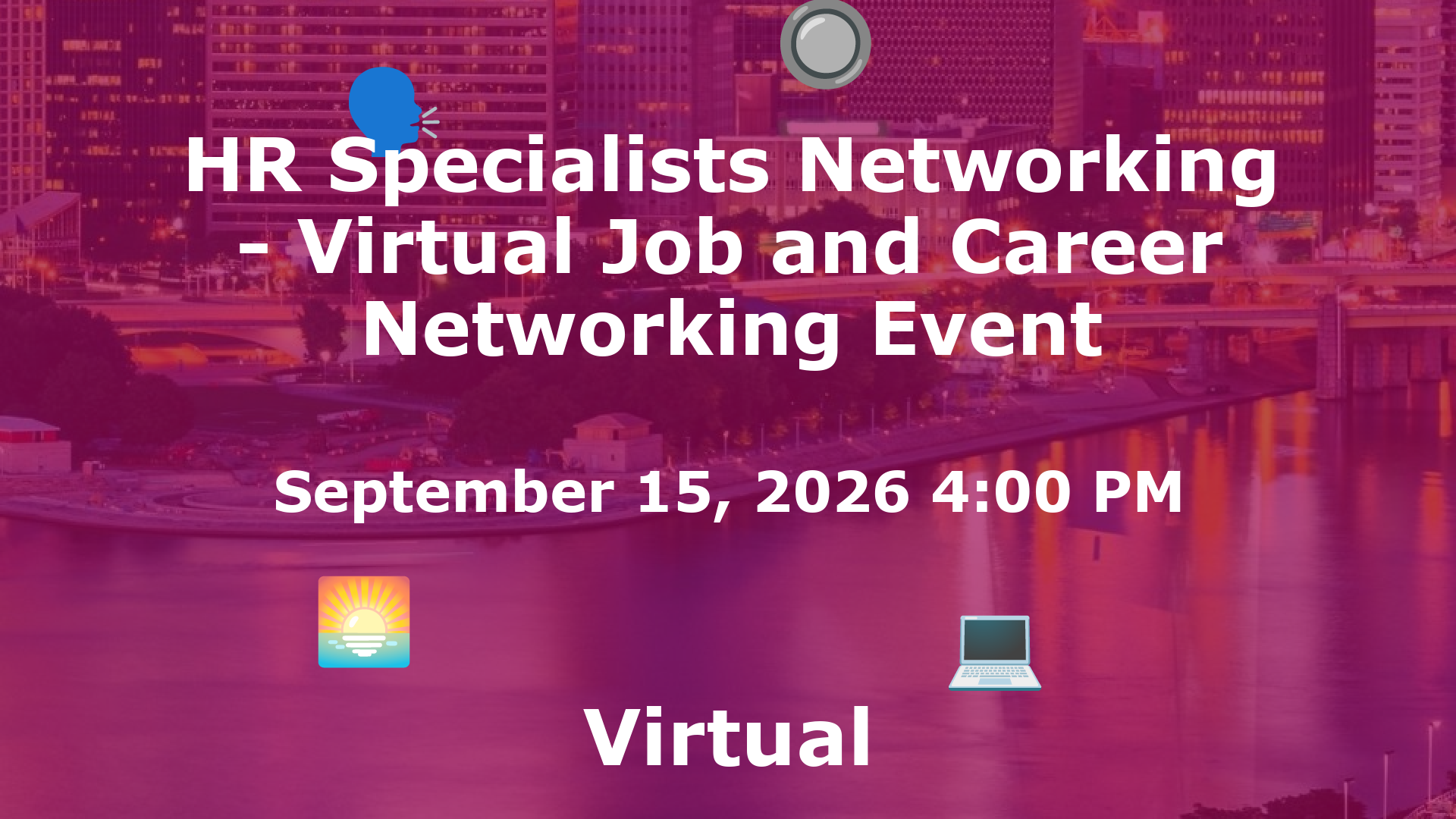 HR Specialists Networking - Virtual Job and Career Networking Event event image